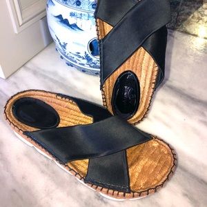 Jimmy Choo Black Espadrille Sandal (40.5)
